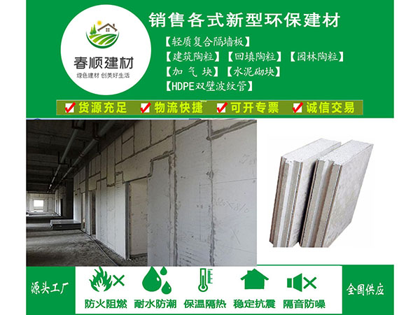 GRC板，ALC板與輕質(zhì)復(fù)合隔墻板批發(fā)